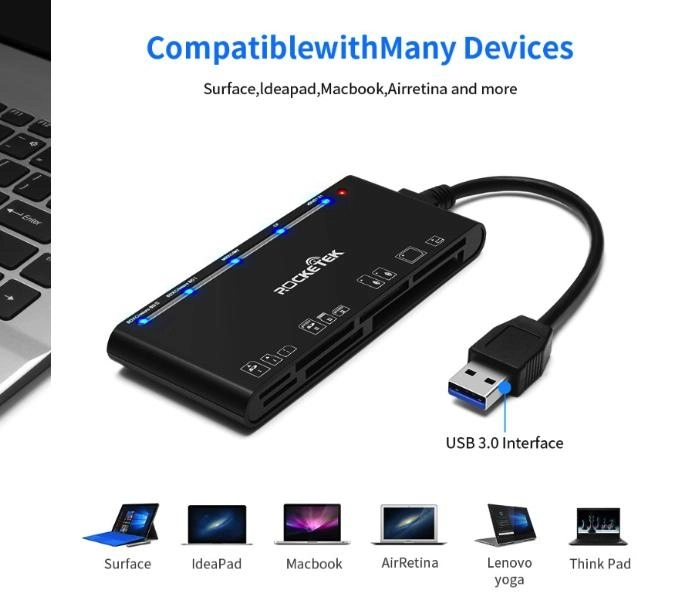 čítačka kariet 7v1 USB3.0