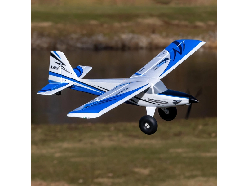 BAZAR - RC letadlo E-flite Turbo Timber Evolution 0.70m SAFE Select BNF Basic