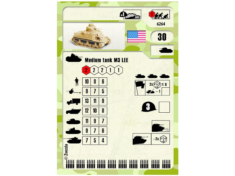 Zvezda Snap Kit – M3 Lee (1:100)