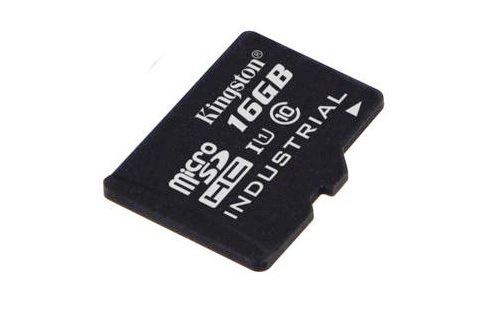 Kingston microSDHC 16GB UHS-I (90R/45W) Industrial Temp Card