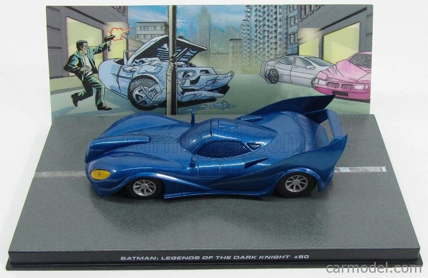 Edicola Batman Batmobile - Legends Of The Dark Knight 1:43 Blue Met