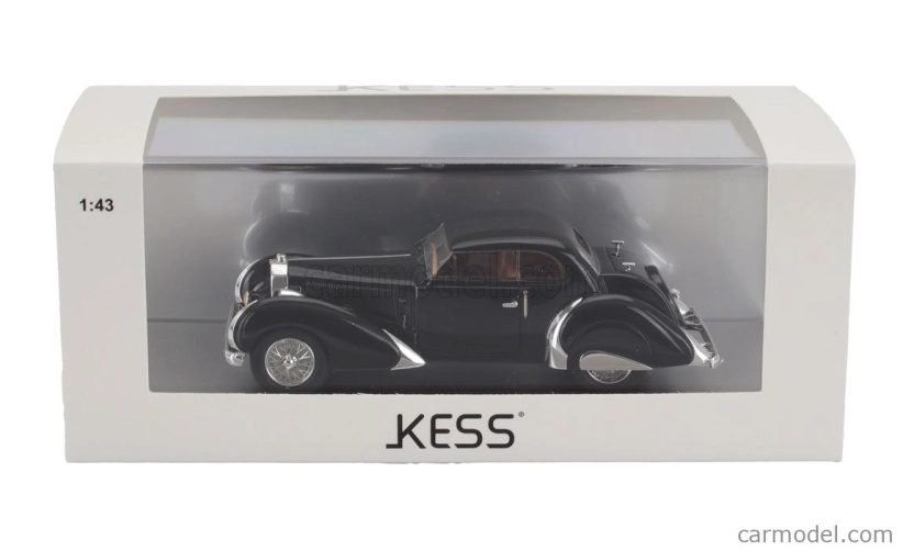 Kess-model Bugatti T57 Labourdette Vutotal Coupe 1936 1:43 Black