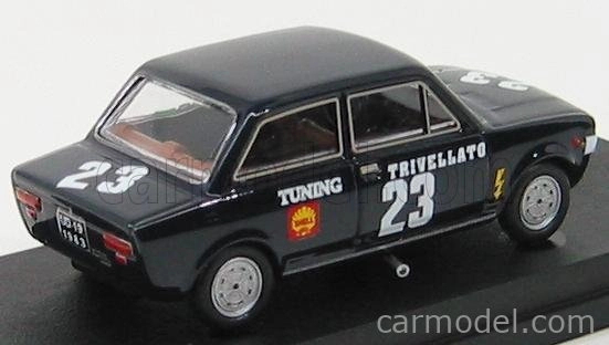Rio-models Fiat 128 N 23 Trivellato Tuning - Monza 1970 Crassevig 1:43 Blue
