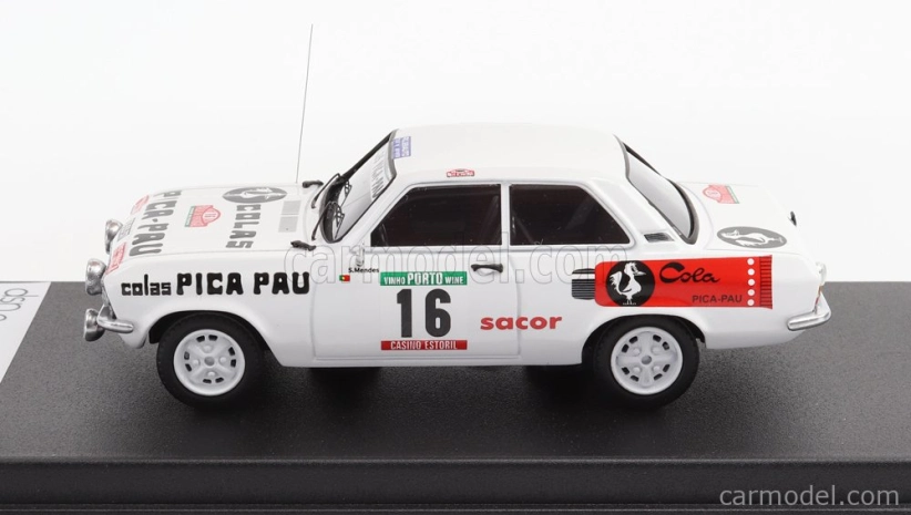 Trofeu Opel Ascona (nočná verzia) N 16 Rally Portugal 1976 S.mendes - J.nobre 1:43 Biela