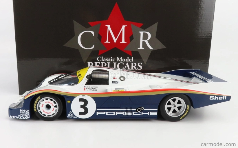 Cmr Porsche 956l 2.6l Turbo Team Rothmans Porsche N 3 Winner 24h Le Mans 1983 Al Holbert - Hurley Haywood - Vern Schuppan 1:12 Bílá Modrá