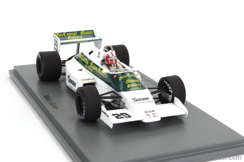Spark-model Arrows F1  A6 N 29 European Gp 1983 M.surer 1:43 Bílá Zelená