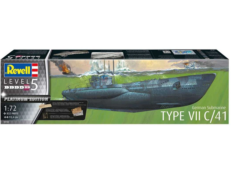 Revell ponorka typ VII C/41 (Platinum Edition) (1:72)