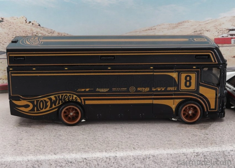 Mattel hot wheels Audi Set 4x Euro Hauler Car Transporter - Quattro Sport N 3 - Lamborghini Essenza - Sauber Mercedes N 61 24h Le Mans 1:64 Různé