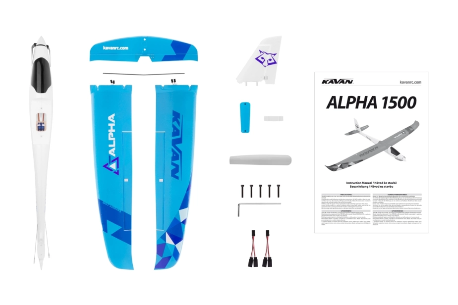 Alpha 1500V2 ARF - modrá - Výstava