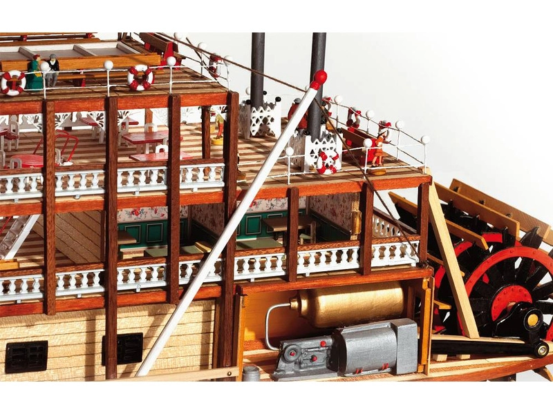OCCRE Mississippi kolesový parník 1:80 kit
