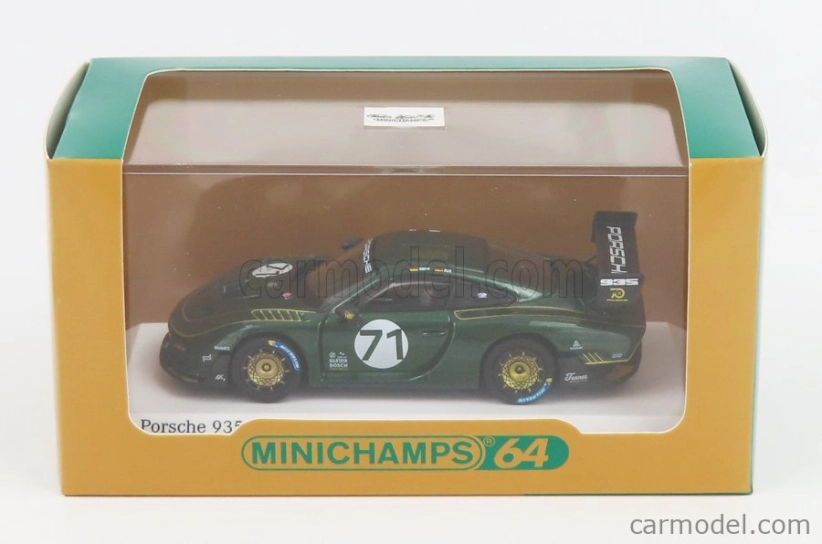 Minichamps Porsche 935/19 N 71 - Základná 911 991-2 Gt2 Rs 2018 1:64 Zelená