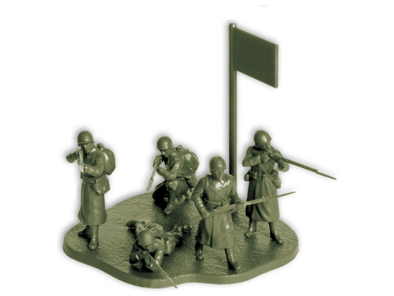 Zvezda figurky - sovětská pěchota (zimní uniforma) (1:72)