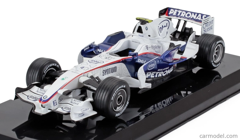 Edicola BMW F1  F1.08 N 4 Season 2008 Robert Kubica - Blister Box 1:24 Bílá Modrá