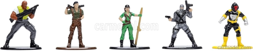 Jada Figures Set 18 X G.i.joe Figures Nano Metalfigs 1:32 Různé