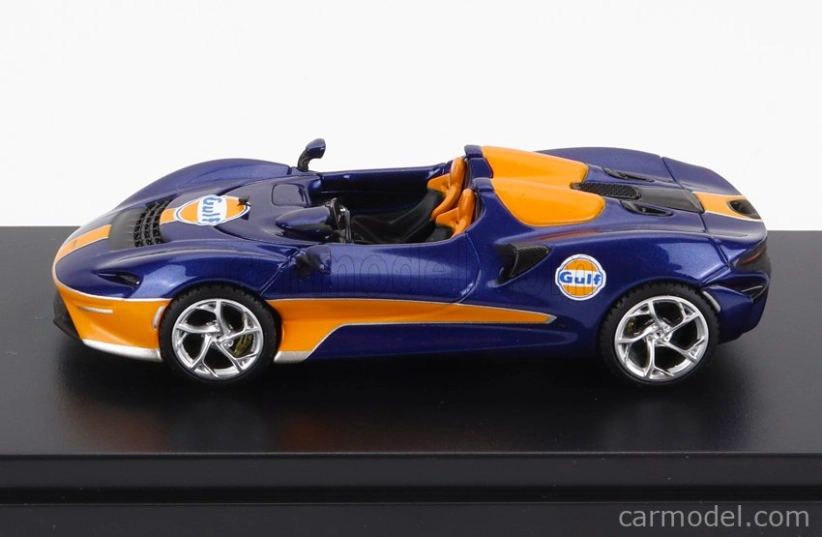 Lcd-model Mclaren Elva Gulf Livery 2020 1:64 Modrá Oranžová