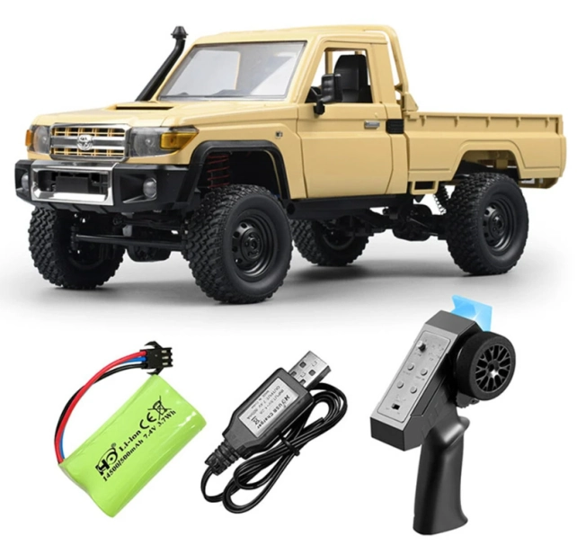 RC auto Land Cruiser Toyota, béžová