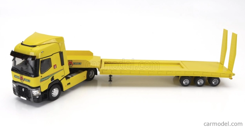 Eligor Renault T460 Truck Pianale Moroni Transports 2021 1:43 Žltá