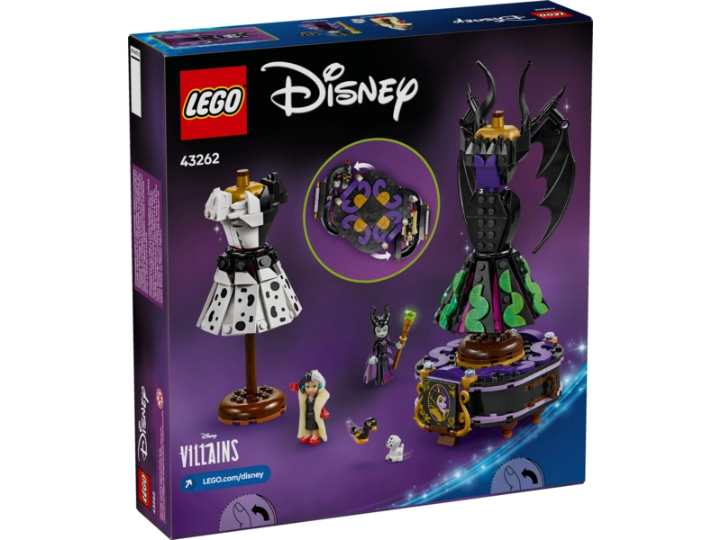 LEGO Disney - Oblečte zloduchov a krutú De Vil