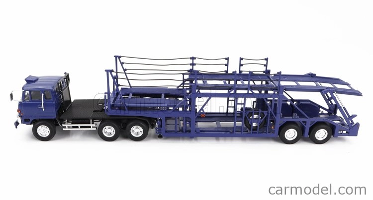 Dd-models Mitsubishi Fuso Fv Truck Car Transporter - autá nie sú súčasťou balenia 1:64 modrá