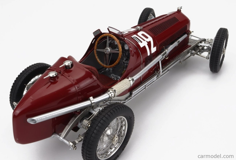 Cmc Alfa romeo F1 P3 N 42 Winner Marseille Gp 1933 Chiron 1:18 červená