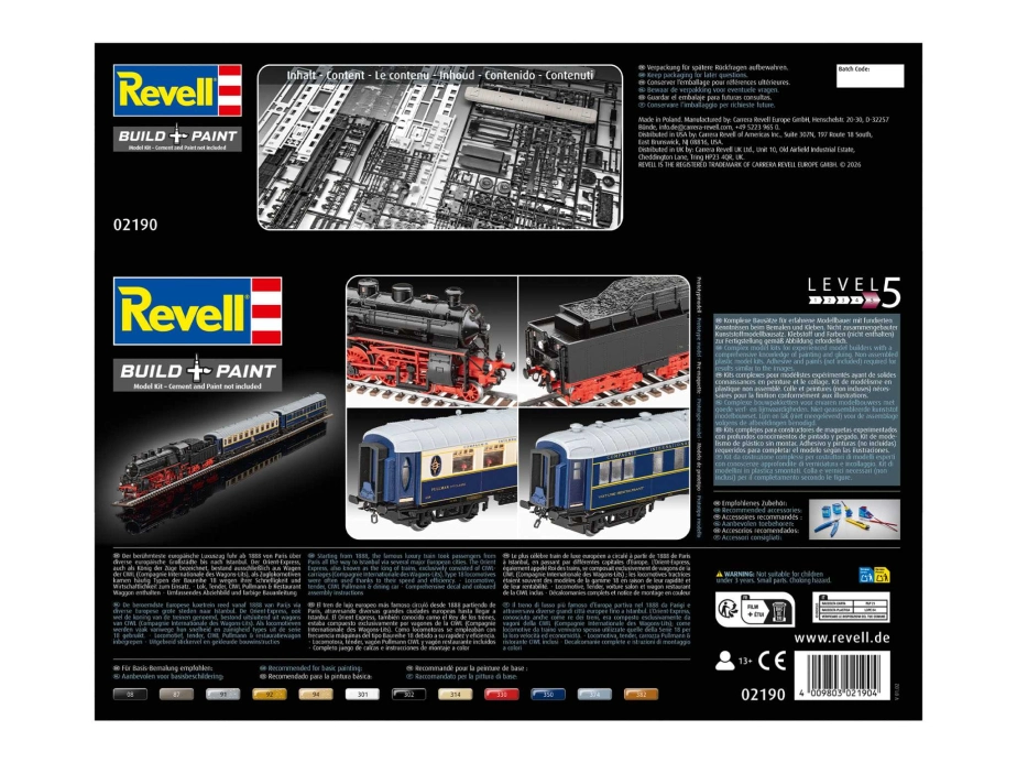 Plastic ModelKit lokomotíva 02190 – Orient Express (1:87)