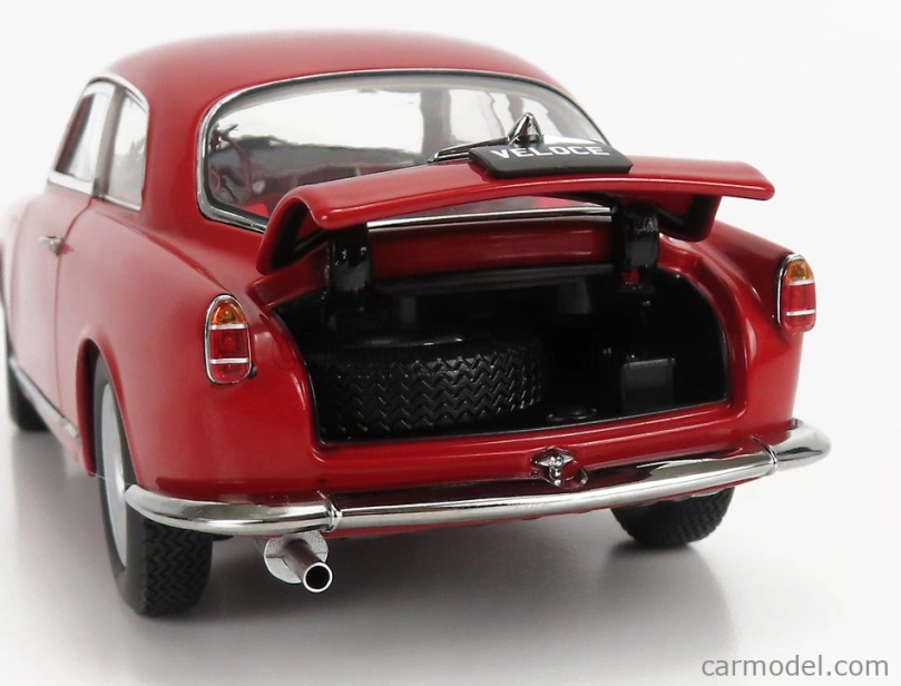 Kyosho Alfa romeo Giulietta Sprint - Veloce - 1956 - Cerchi In Lega E Finestrini Plexi okná 1:18 Alfa Red
