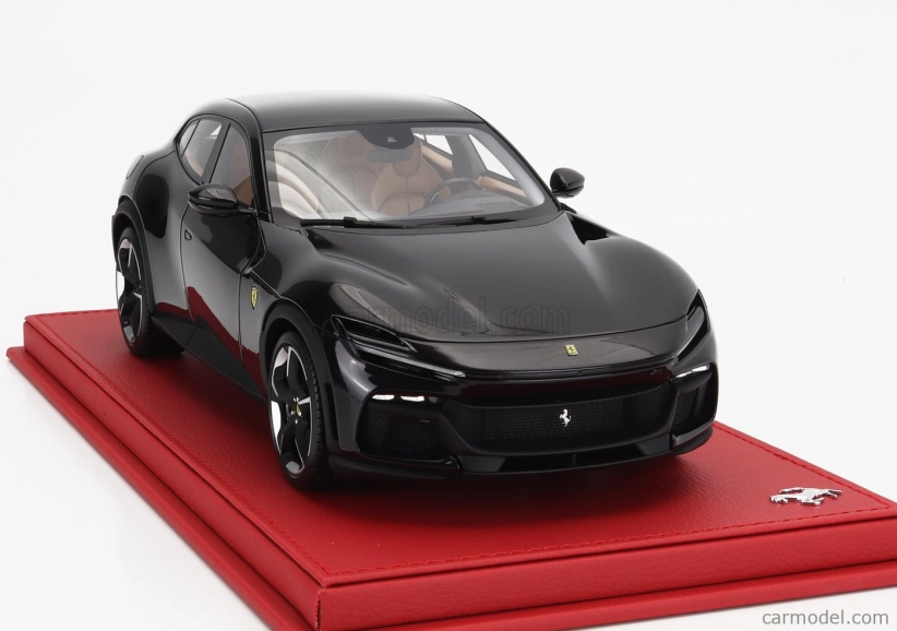 Bbr-models Ferrari Purosangue Suv 2022 - Con Vetrina - S vitrínou 1:18 Nero Purosangue - Black Met