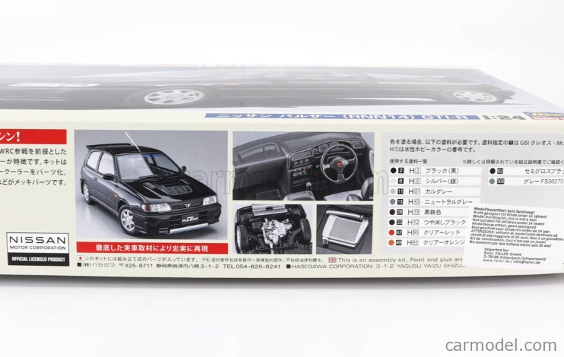 Hasegawa Nissan Pulsar (rnn14) Gti-r 1990 1:24 /