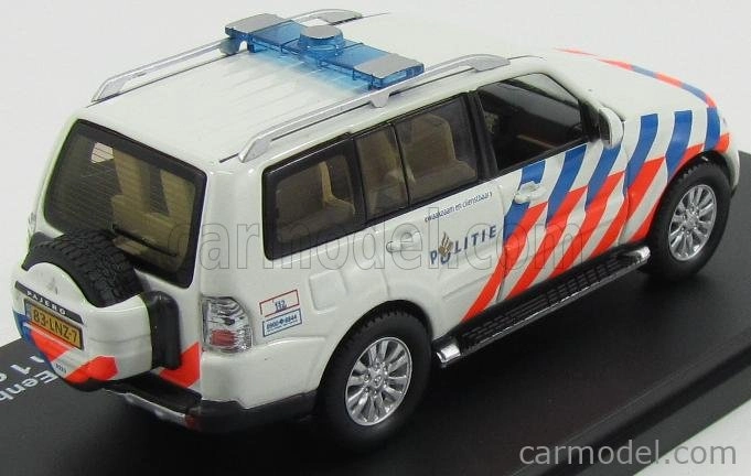 Triple9 Mitsubishi Pajero Landelijke Eenheid Politie 2013 1:43 Biela Oranžová Modrá
