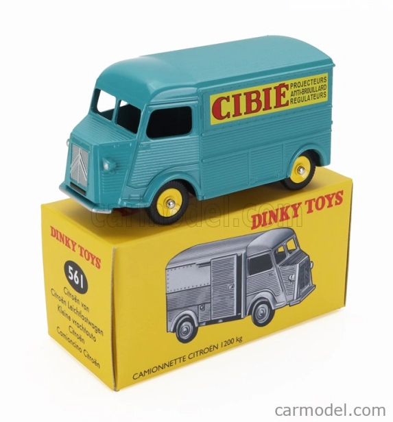 Edicola Citroen Set L'indispensable Citroen 2x H-type 1200kg Van Cibie 1955 - Coffret Box 1:43 Stříbrná Modrá