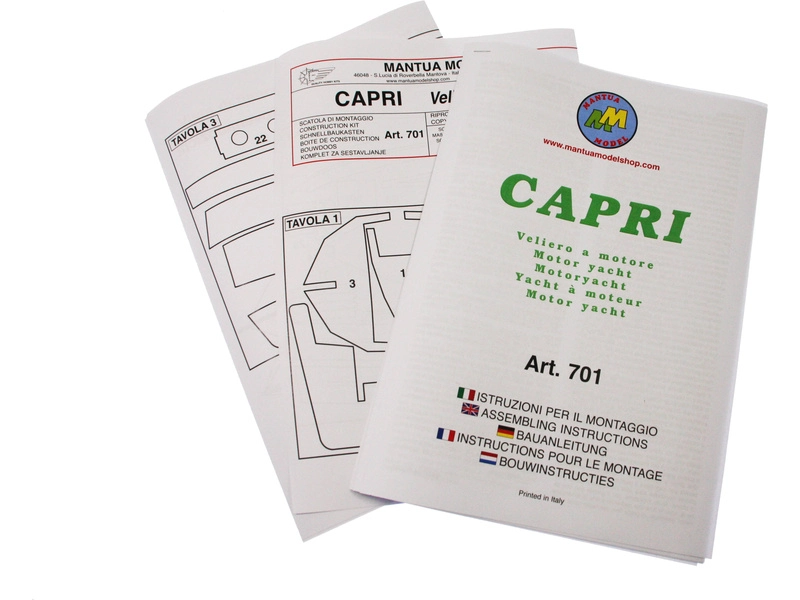 Mantua Model Plachetnice Capri 1:35 kit