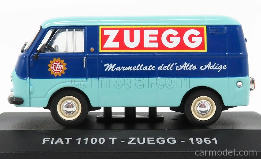 Edicola Fiat 1100t Van Zuegg 1961 1:43 Light Blue Blue