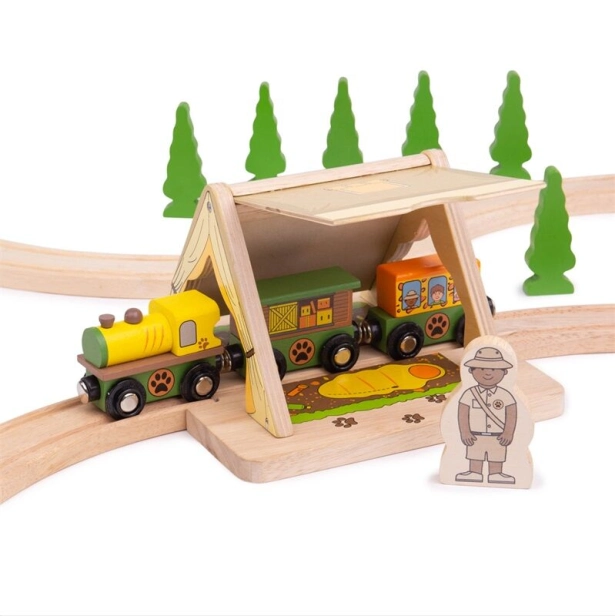 Bigjigs Rail Safari stan Poškodený obal