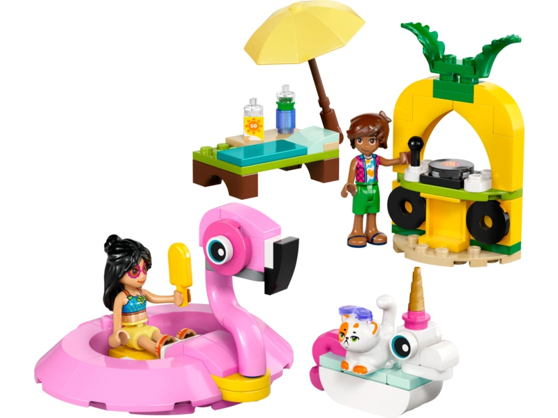 LEGO Friends - Zábava pri bazéne s jednorožcom a plameniakom