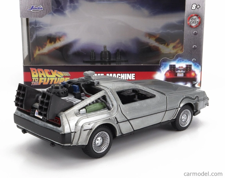 Jada De lorean Time Machine - Back To The Future 1 - Ritorno Al Futuro 1 1:32 Silver