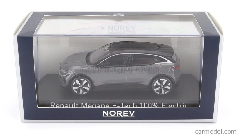 Norev Renault Megane E-tech 100% Electric 2022 1:43 Šedá Černá