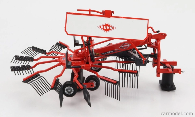 Universal hobbies Kuhn Ga4731 Single Rotor Rake 1:32 Orange