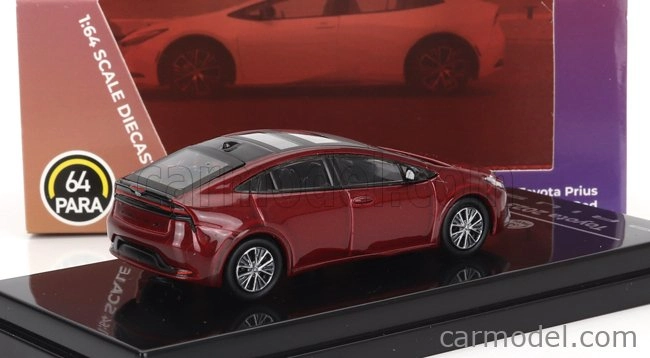 Paragon-models Toyota Prius Lhd 2023 1:64 Red Met