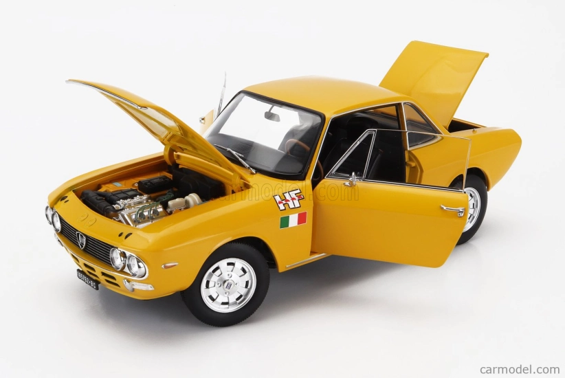Norev Lancia Fulvia 1600 Hf Lusso 1971 1:18 Žlutá