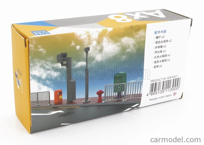 Tiny toys Accessories Set Transenne Street - Barricades - Semaforo - Traffic-lights 1:43 /
