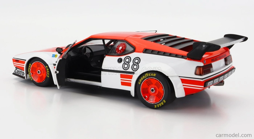 Werk83 BMW M1 (e26) Team Gs N 88 Procar Series 1980 John Watson - With Decals 1:18 Bílá Červená