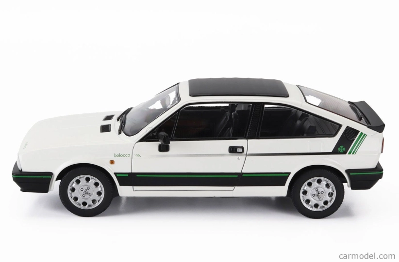 Mitica-diecast Alfa romeo Alfa Romeo Sprint 1.5 Quadrifoglio Verde Balocco 1984 1:18 Bianco Capodimonte - Bílá
