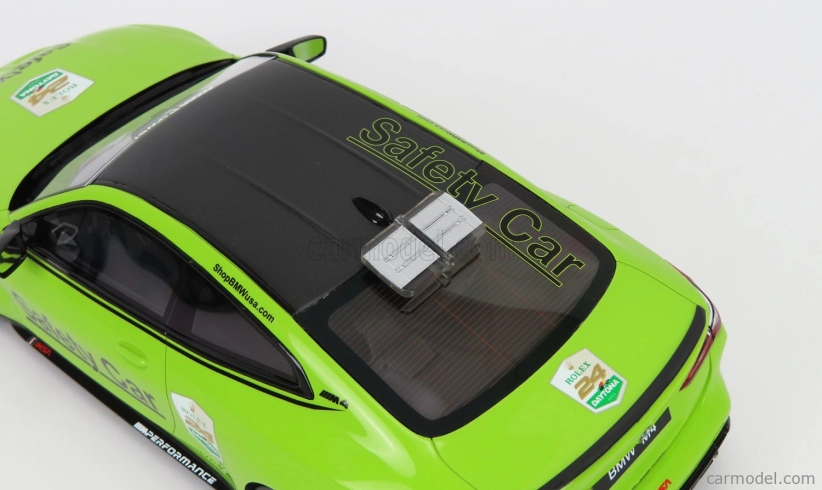 Truescale BMW 4-series M4 M-performance (g82) Safety Car 24h Daytona 2022 1:18 Světle Zelená Met