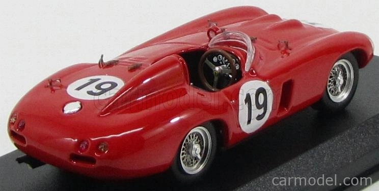 Art-model Ferrari 857 Spider N 19 Sebring 1956 De Portago - Kimberly 1:43 Red