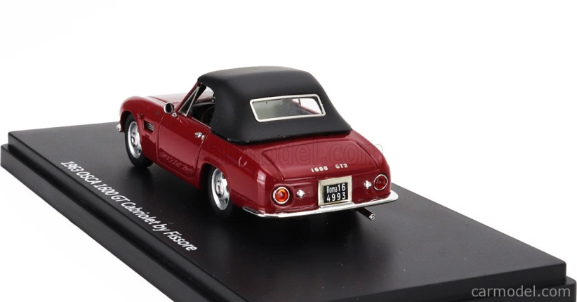 Esval model Osca 1600gt Fissore Cabriolet Closed 1963 1:43 Hnědá Černá