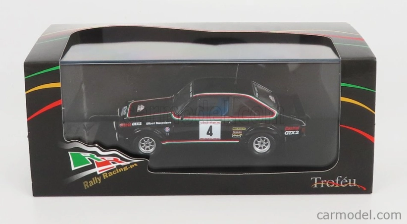 Trofeu Ford england Escort Mkii (night Version) N 4 Rally Ypres 1977 G.staepelaere - F.franssen 1:43 Black