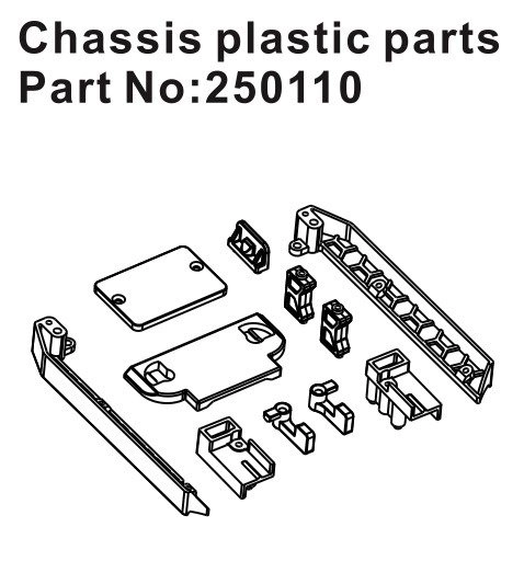 HBP250110 - Chassis Plastic Part Set