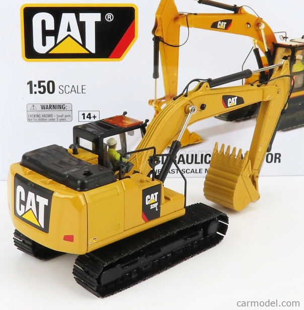 Dm-models Caterpillar Cat320f L Escavatore Cingolato - traktor hydraulické rýpadlo 1:50 žltá čierna