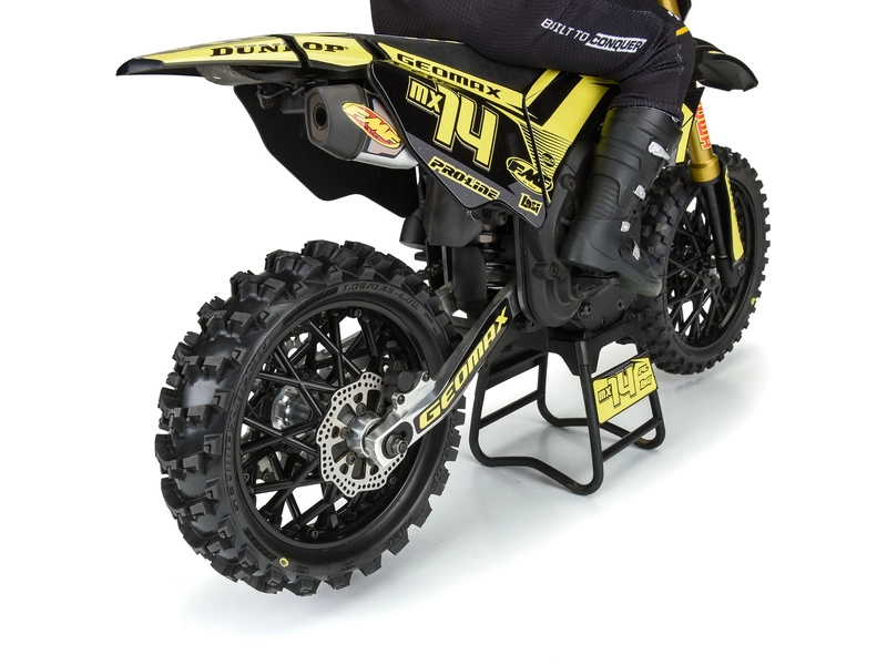 Pro-Line bicykel s 1:4 Dunlop Geomax MX14 V2 Bead CR4 vzadu, čierny disk: Promoto-MX