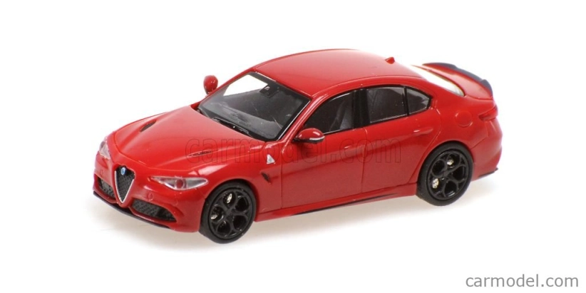 Minichamps Alfa romeo Giulia Quadrifoglio Verde 2017 1:87 červená